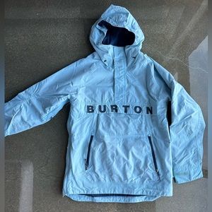 Men’s Burton Baby Blue (RARE) Snowboard Anorak Jacket size L